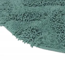 Round bath mat - Three (dark green)