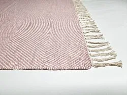 Rag rug - Barela (beige/pink)