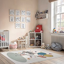 Childrens rugs - Balloon Girl (multi)