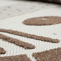 Children's Rug - Kind Lion (cream/brown)