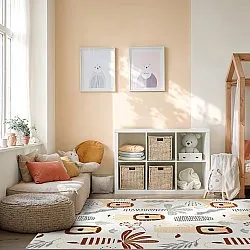 Childrens rugs - Lion Friends (beige)