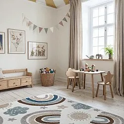 Children's Rug - Rainbow Potpourri (cream/multi)