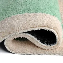 Children's Rug - Soft Crocodile (cream/green)