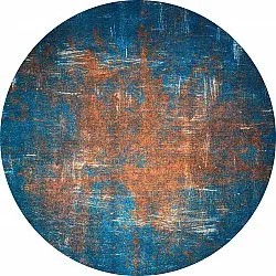 Round rug - Tierzo (blue)