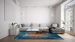 Wilton rug - Tierzo (blue)