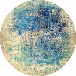 Round rug - Sierra (blå)