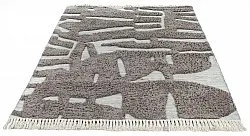 Cotton rug - Split (grey)