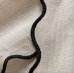 Curtains 2-pack - Cotton curtain Yrsa (light beige)