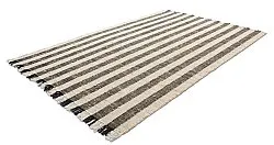 Cotton rug - Hedda (black)