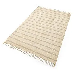 Cotton rug - Helle (offwhite/grey)