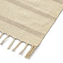 Cotton rug - Helle (offwhite/grey)