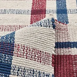 Cotton rug - Husvik (cream/multi)