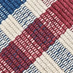 Cotton rug - Husvik (cream/multi)