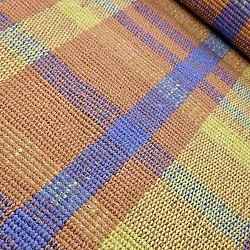 Cotton rug - Husvik (coral/multi)