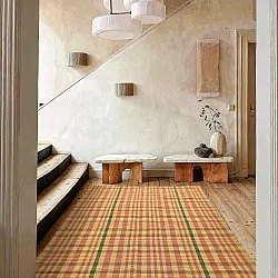 Cotton rug - Husvik (mustard/multi)