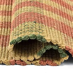 Cotton rug - Husvik (mustard/multi)