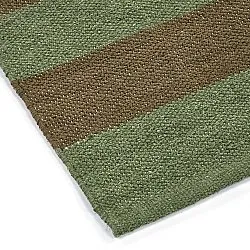 Cotton rug - Nilo (moss green)