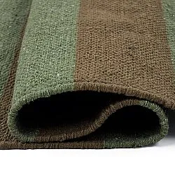 Cotton rug - Nilo (moss green)