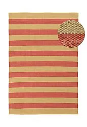 Cotton rug - Nilo (mustard/terracotta)