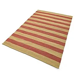 Cotton rug - Nilo (mustard/terracotta)