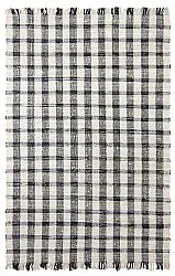 Cotton rug - Noomi (black)