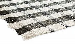 Cotton rug - Noomi (black)
