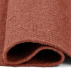 Cotton rug - Rigolet (terracotta)