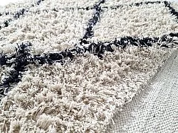 Shaggy rugs - Alcott Natural Cotton Shaggy (black/white)