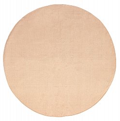 Round cotton rug - Billie (beige)