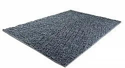 Shaggy rugs - Kendra Natural Cotton Shaggy (grey/black)