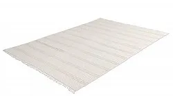 Cotton rug - Lilje (white)