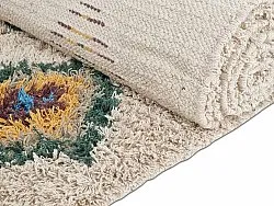 Shaggy rugs - Siddel Natural Cotton Shaggy (beige/multi)