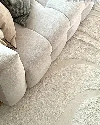 Shaggy rugs - Bonnie Natural Cotton Shaggy (offwhite)