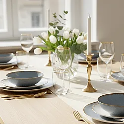 Table runner - Niva (beige)