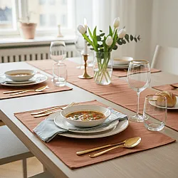 Table runner - Niva (light brown)