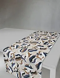Table runner - Amalie (grey/blue)