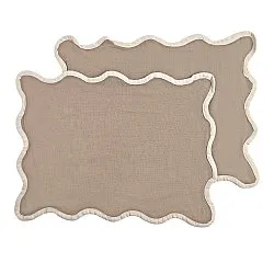 Placemat - 2 pack Yrsa (dark beige)