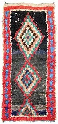 Moroccan Berber rug Boucherouite 245 x 110 cm