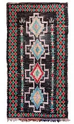 Moroccan Berber rug Boucherouite 310 x 160 cm