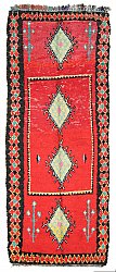 Moroccan Berber rug Boucherouite 350 x 150 cm