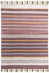 Cotton rug - Bouira (brown/multi)