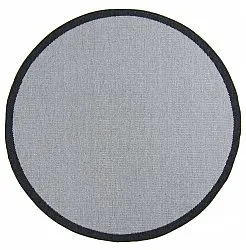 Round rug - Sortelha (black)