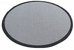 Round rug - Sortelha (black)