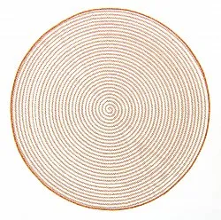 Round rug - Ferragudo (orange)