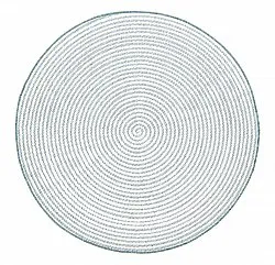 Round rug - Ferragudo (green)