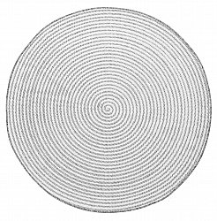 Round rug - Ferragudo (grey)