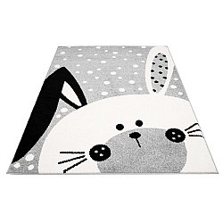 Childrens rugs - Bubble Bunny (grey)