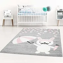 Childrens rugs - Bubble Rain (grey)