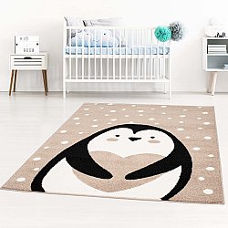 Childrens rugs - Bubble Penguin (beige)
