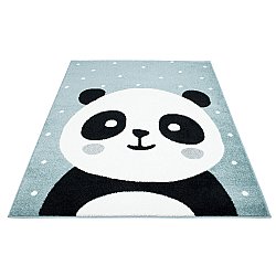 Childrens rugs - Bubble Panda (blue)